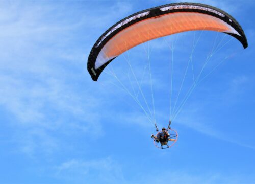 Paramotor Gliding At Keri Beach